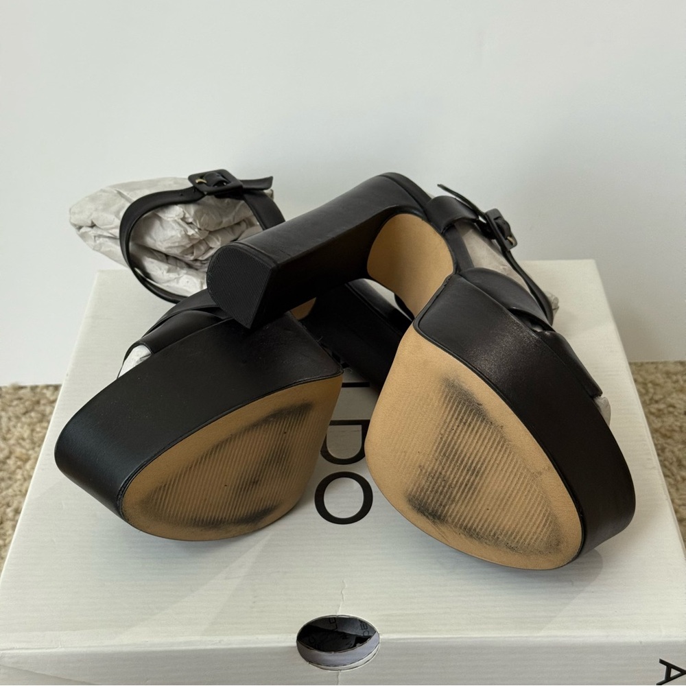 ALDO Black Platform Heels - Picture 4 of 5